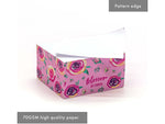 Pukka Pad Blossom Memo Block, 3.15" x 3.15", Pink, 500 Sheets/Pad, 3 Pads/Pack (8662-BLO)