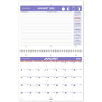 2026 AT-A-GLANCE 11" x 8.5" Monthly Wall Calendar, White/Purple (PM170-28-26)