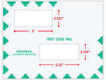 ComplyRight Self-Seal Tax Envelope, 10" x 13", White/Green, 50/Pack (PEB02)