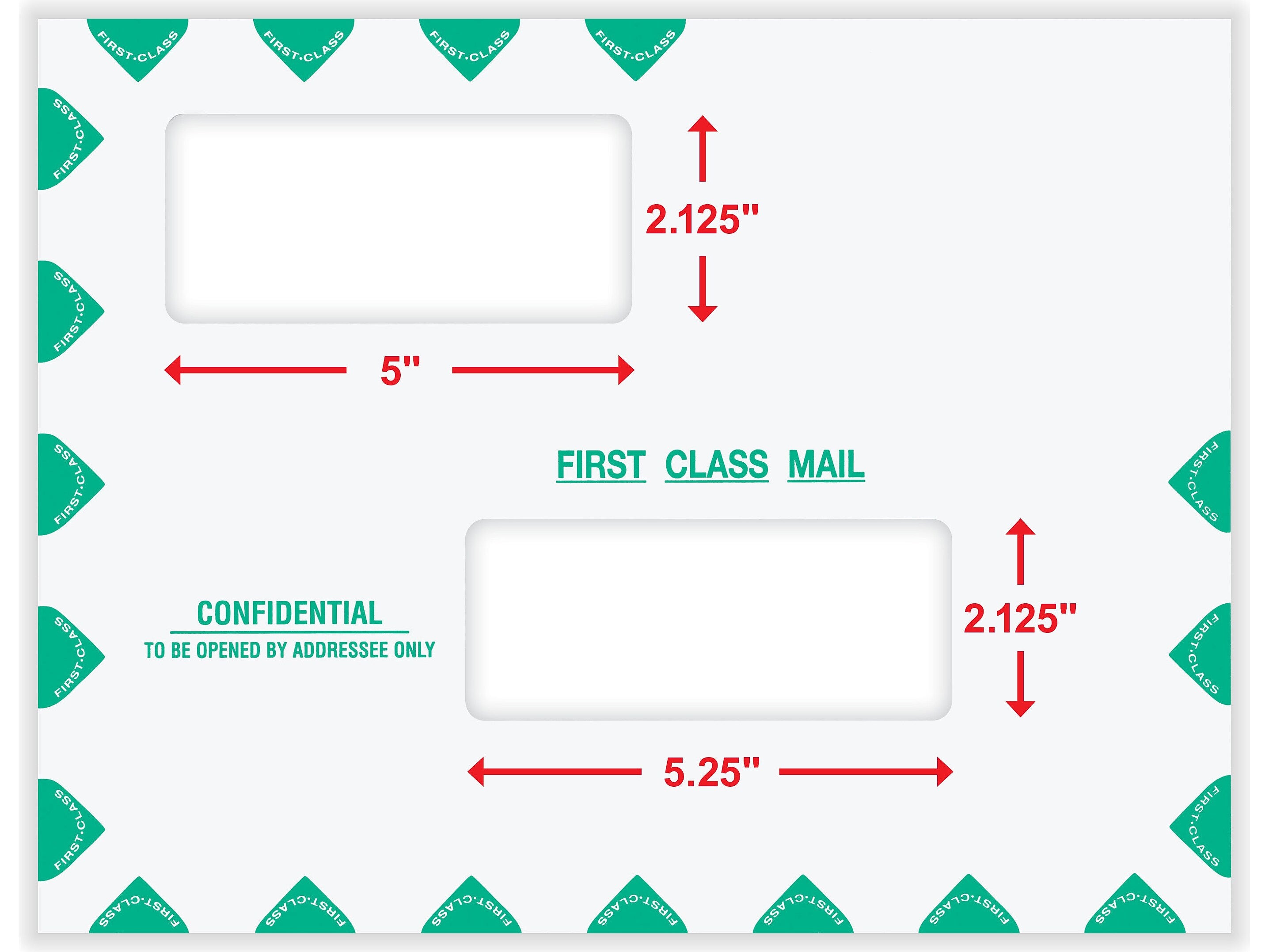 ComplyRight Self-Seal Tax Envelope, 10" x 13", White/Green, 50/Pack (PEB02)