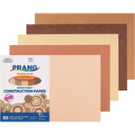 Prang Shades of Me 12" x 18" Construction Paper, Assorted Colors, 50 Sheets/Pack (PAC9512)