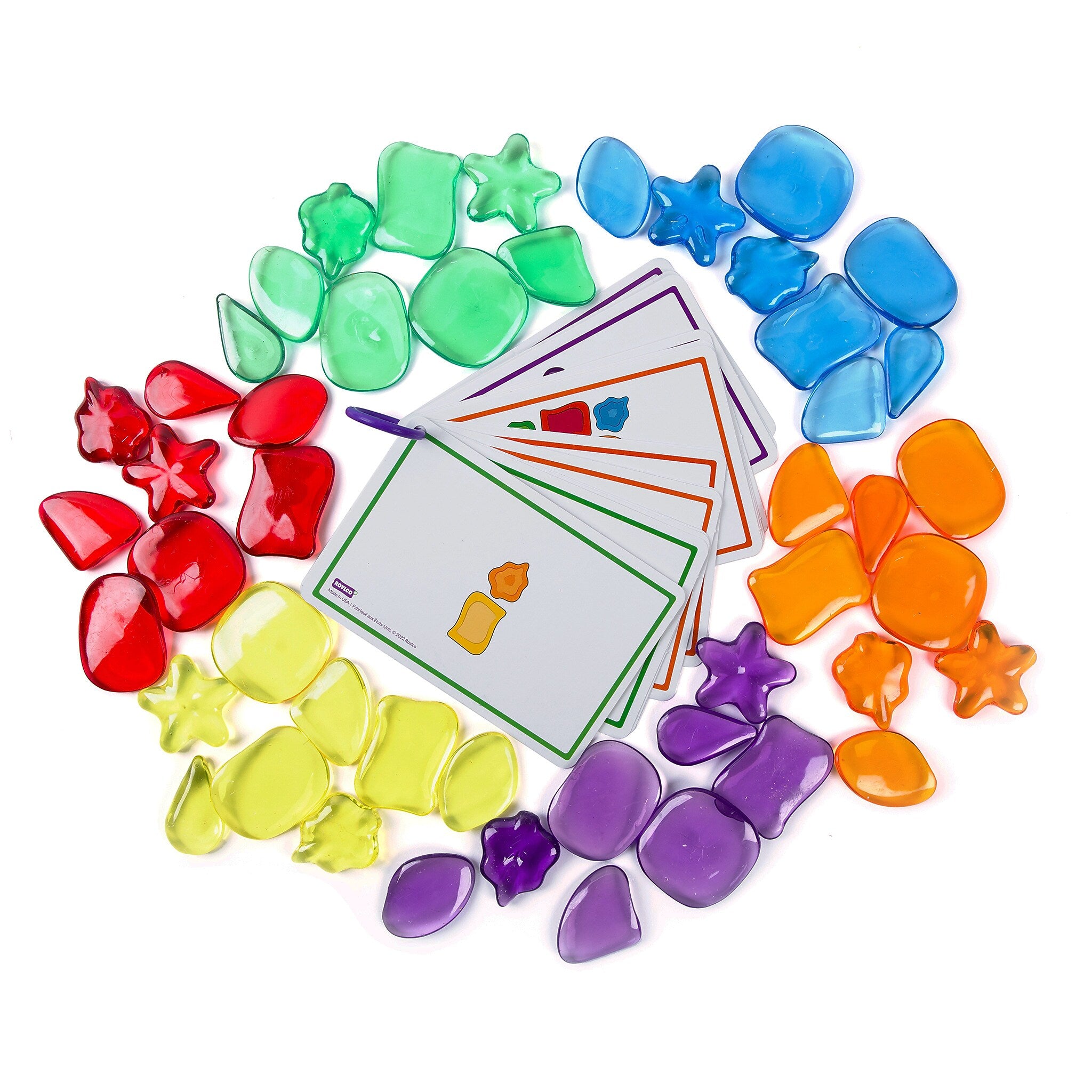 STEAM by Roylco Light Learning Rocks & Play Guide, 49 Pieces/Set (R-20301)