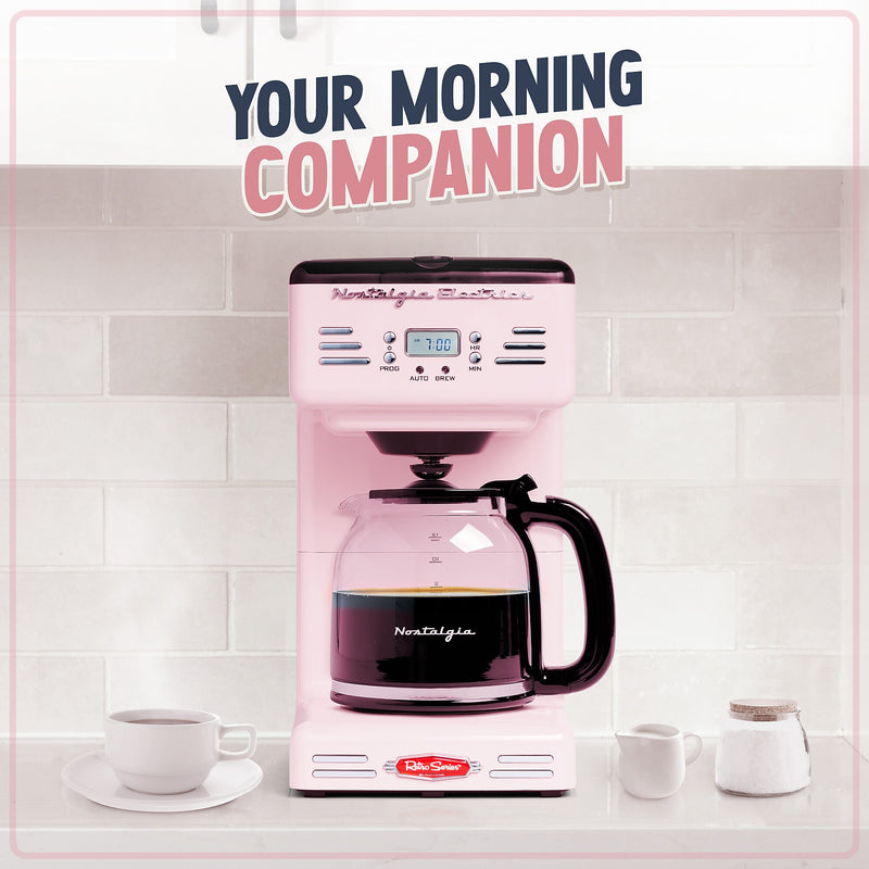 Nostalgia 12-Cups Automatic Coffee Maker (RCOF12PK)
