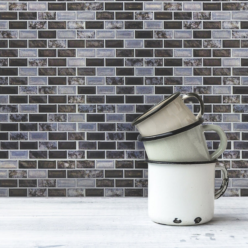 York Wallcoverings Traditional Marble Tile Peel and Stick Backsplash (TIL4129FLT)