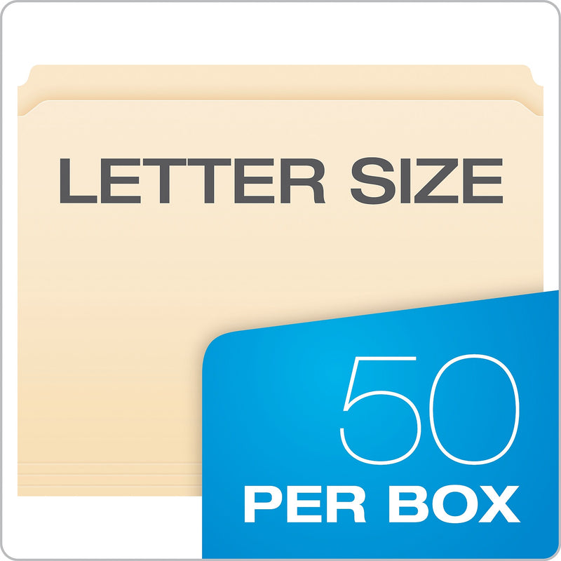 Pendaflex Reinforced Classification Folder, 2" Expansion, Letter Size, Manila, 50/Box (PFXFM211)