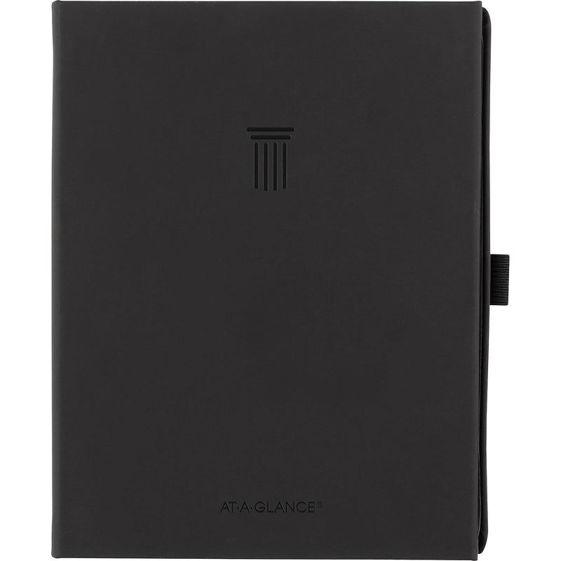 AT-A-GLANCE Foundation 6.75" x 8.5" Weekly & Monthly Planner, Plastic Cover, Black (AAGFD20005)