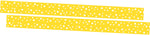 Barker Creek Double-Sided Border, 35" x 3", Dot to Dot Lemon, 24/Pack (4440)