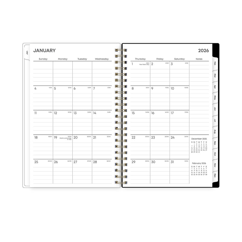 2026 Blue Sky Baccara 5" x 8" Weekly & Monthly Planner, Plastic Cover (110212-26)
