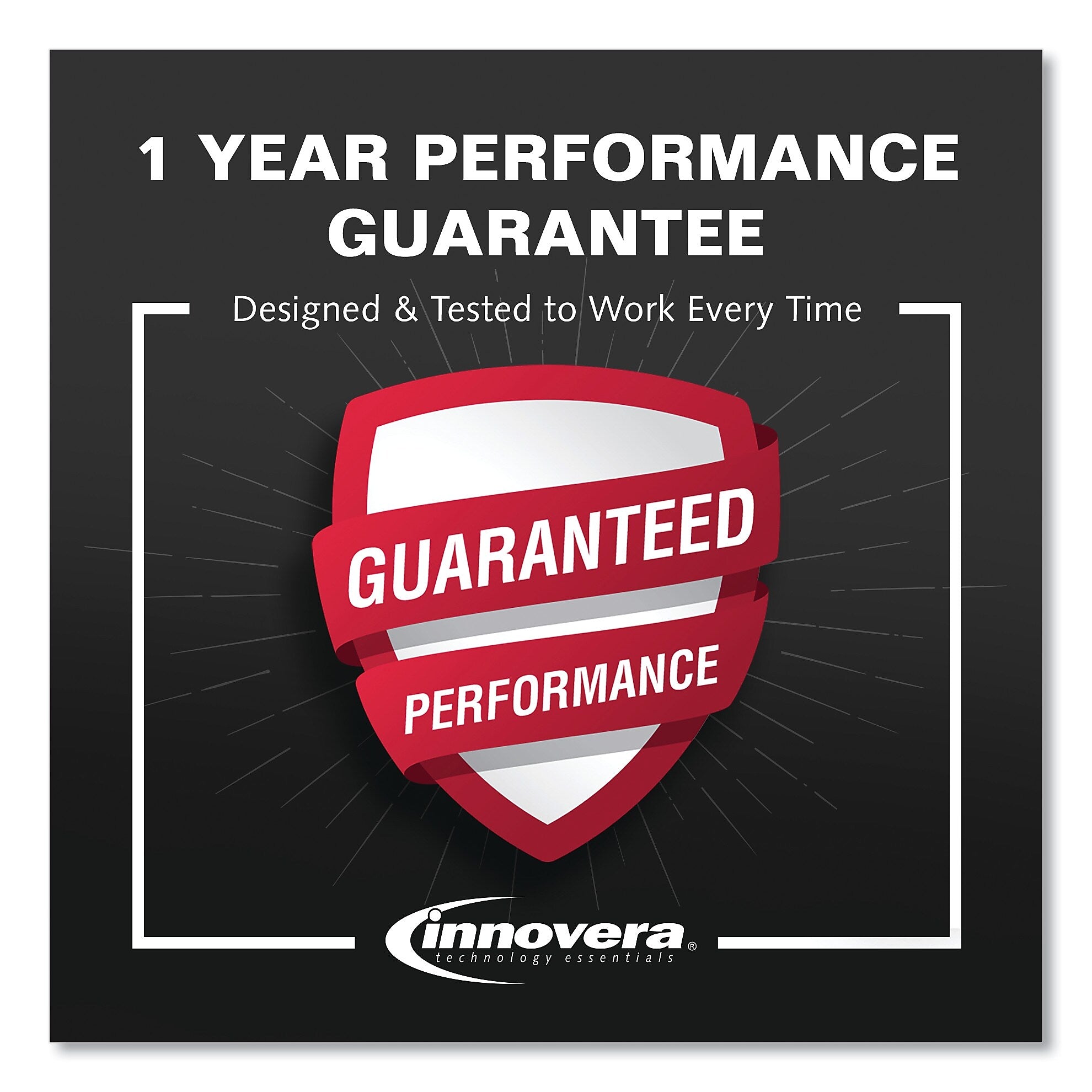 Innovera Remanufactured Black Standard Yield Toner Cartridge Replacement for HP 81A (CF281A)