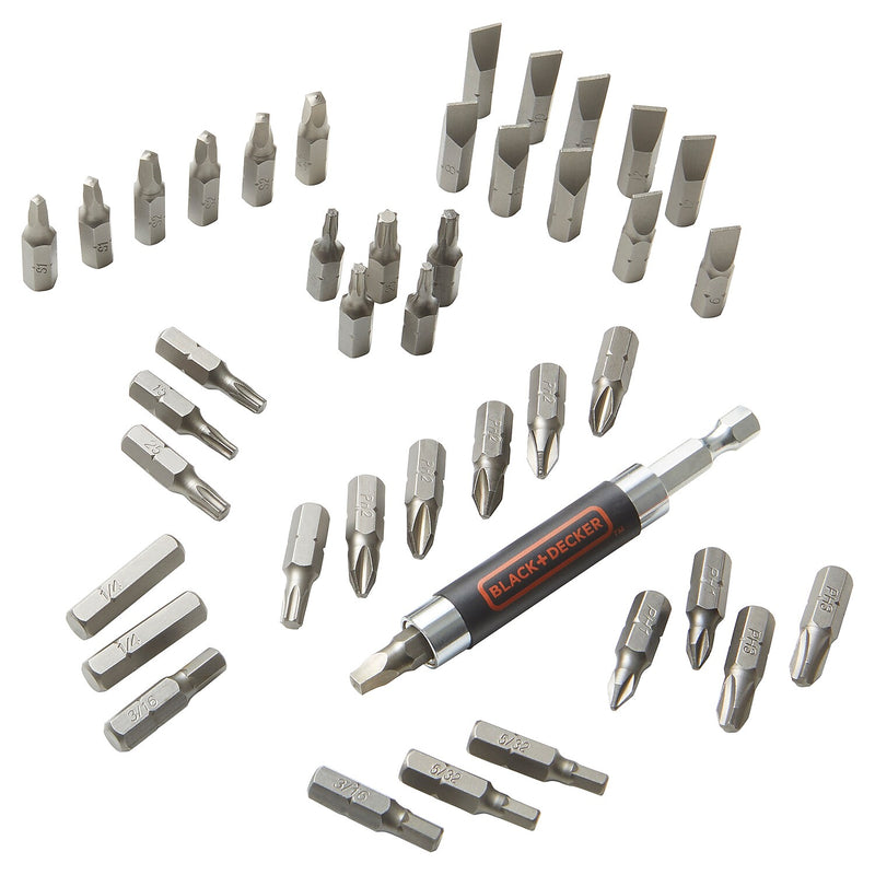 Black & Decker Screwdriver Bit Set, 42 Pieces (BDA42SD)