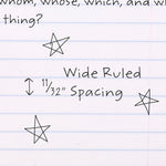 Mead 1-Subject Composition Notebooks, 9.75" x 7.5", Wide Ruled, 100 Sheets, Black (09910)
