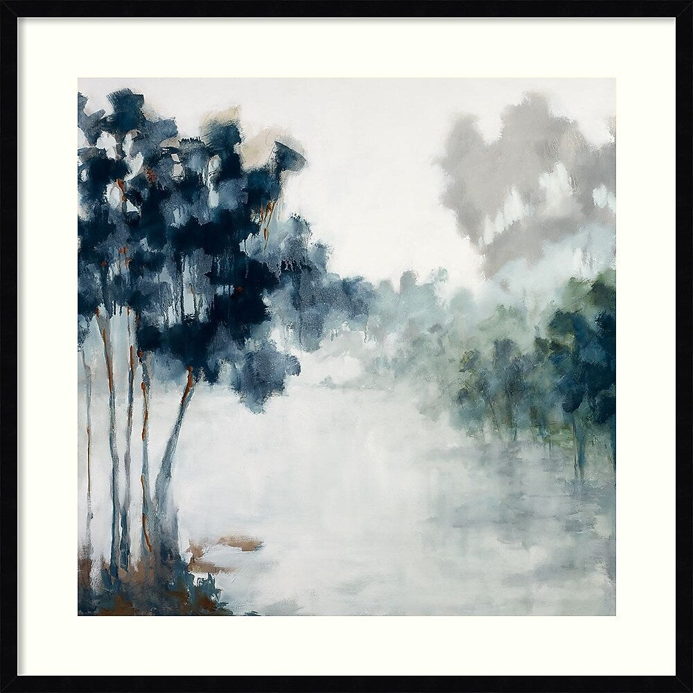 Amanti Art Soft Winter Light and Trees by Jacqueline Ellens Wood Framed Wall Art Print, 33" x 33" (A42675345301)