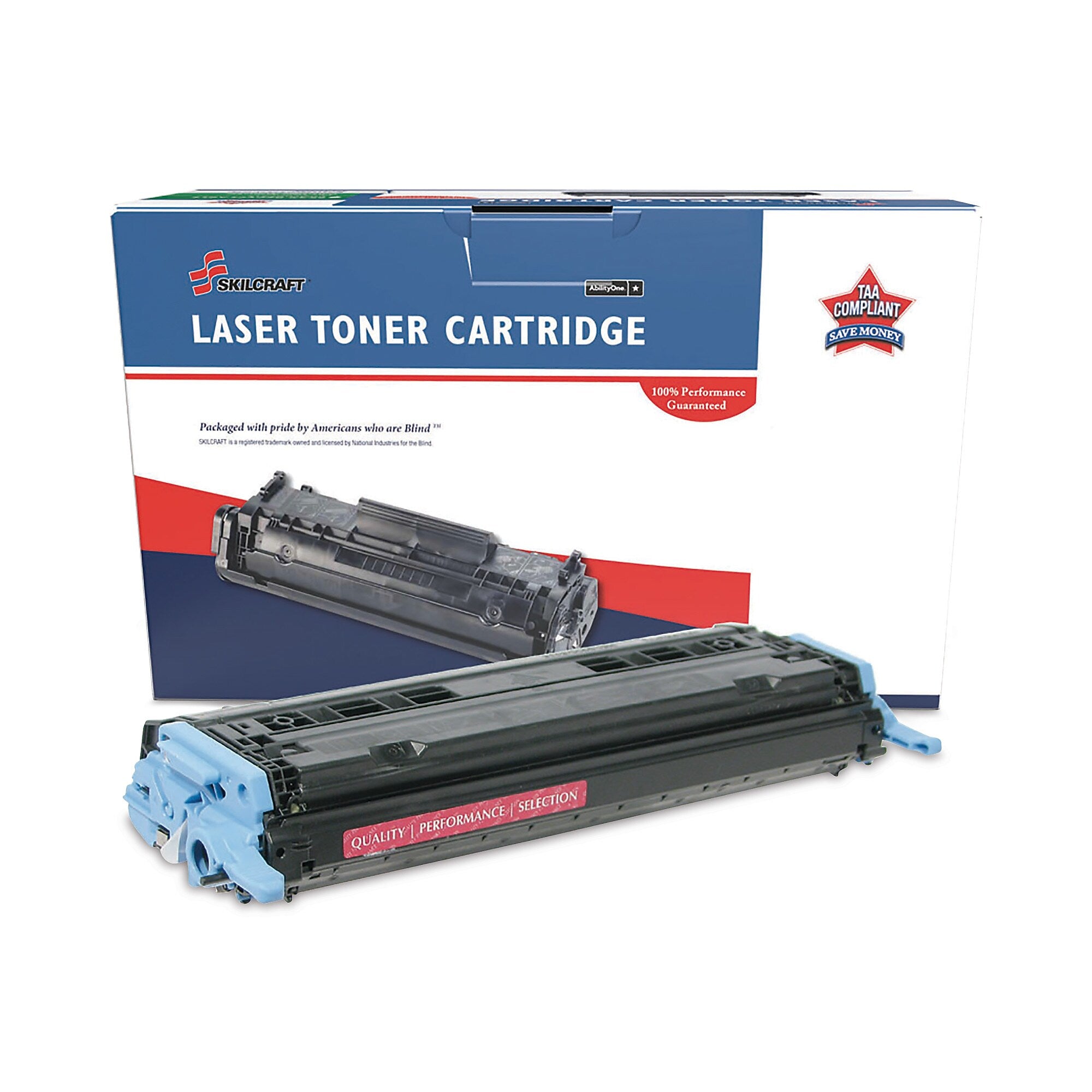 AbilityOne 7510016962221 Remanufactured Q6003A (124A) Toner, 2,000 Page-Yield, Magenta (NSN6962221)