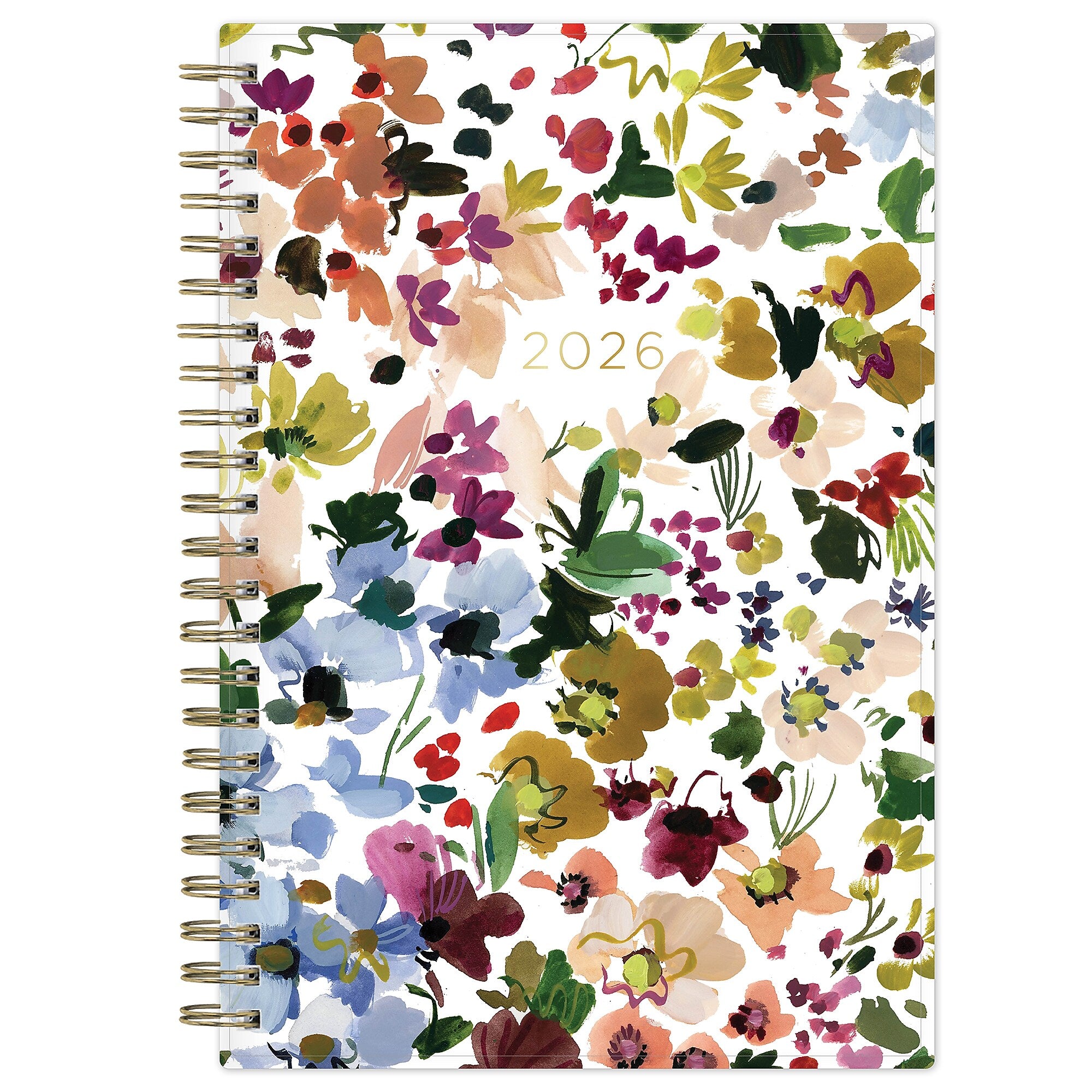 2026 Blue Sky Kelly Ventura Gardens 5" x 8" Calendar Year Weekly & Monthly Planner, Plastic Cover, Multicolored (153065)