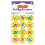 Trend Enterprises Star Power Banana scent Scratch 'n Sniff Stinky Stickers, Multicolored, 48/Pack, 6/Packs/Bundle (T-83444-6)