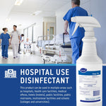 Diversey Virex TB Disinfectant Cleaner, RTU, Lemon Scent, 32 oz., 12/Carton (04743.)