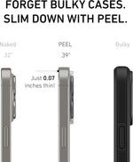PEEL Magnetic Thin Series MagSafe Phone Case for iPhone 15 Pro Case, Clear (I15 PRO MAGSAFE CLEA)