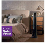 Honeywell QuietSet 32.83"H 8-Speed Oscillating Tower Fan, Black (HYF290B)