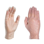 Ammex Professional VPF Powder Free Vinyl Exam Gloves, Latex-Free, Clear, Small, 100/Box (VPF62100)