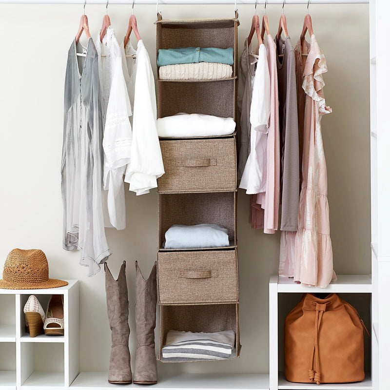Household Essentials Hanging Closet Organizer, 6 Shelf (7802-1)