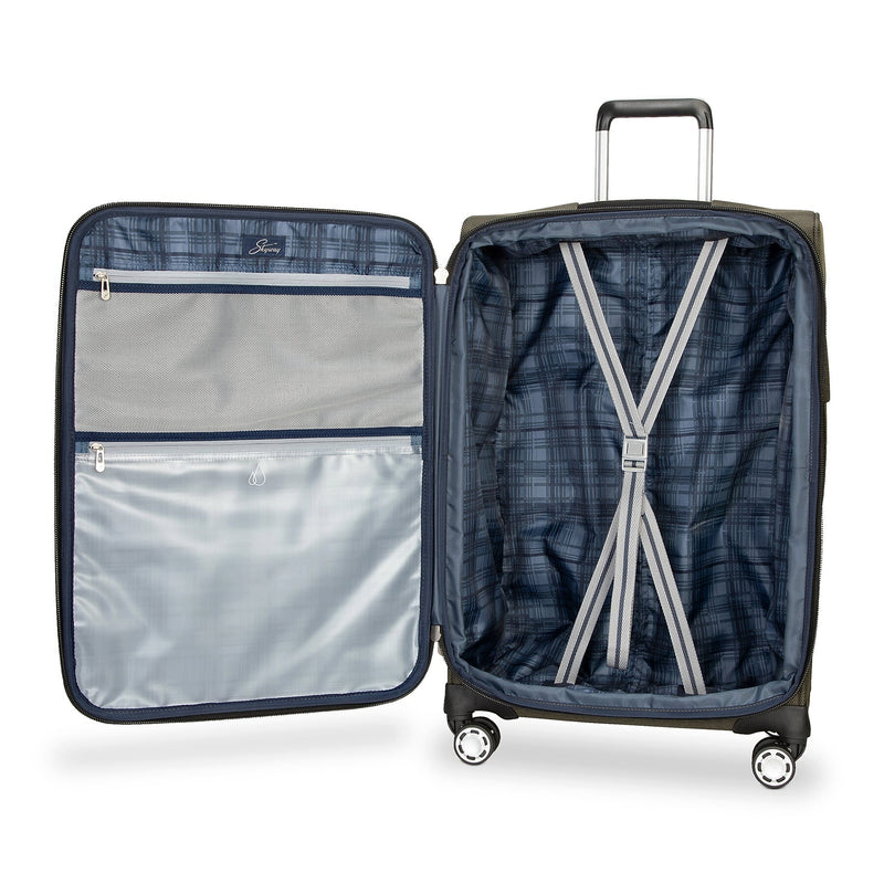 Skyway Luggage Sigma 7.0 24" Suitcase, 8-Wheeled Spinner, Pine (177-24"305-4VP)