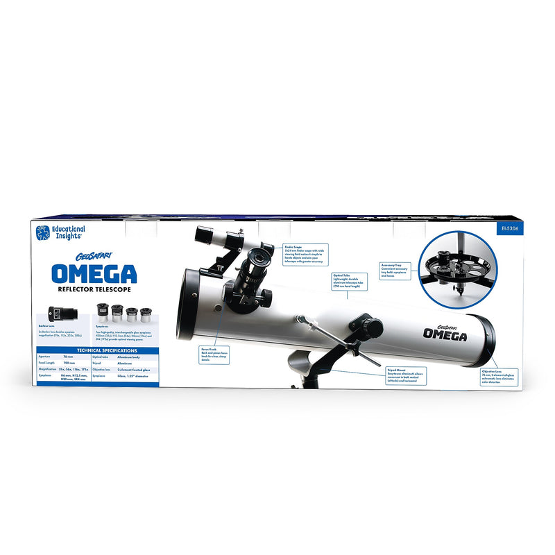 Educational Insights GeoSafari Omega Reflector Telescope (5306)