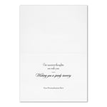 "Get Well Flower" Card w/ White Unlined Envelope, 25/BX
