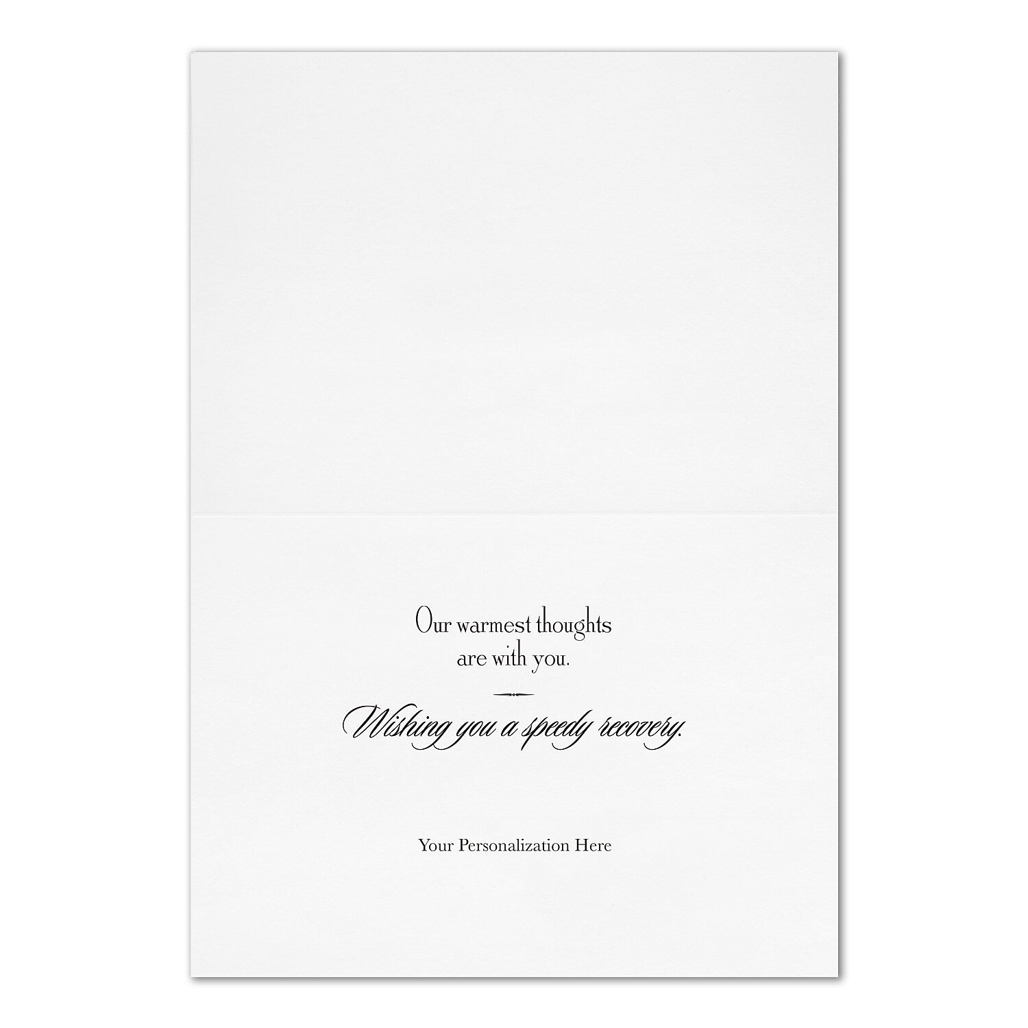"Get Well Flower" Card w/ White Unlined Envelope, 100/BX