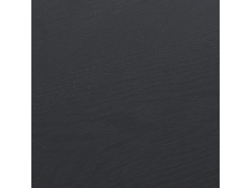 Household Essentials Jamestown 10.25"W x 17.75"D Laminate End Table, Black Oak/Black (8113-1)