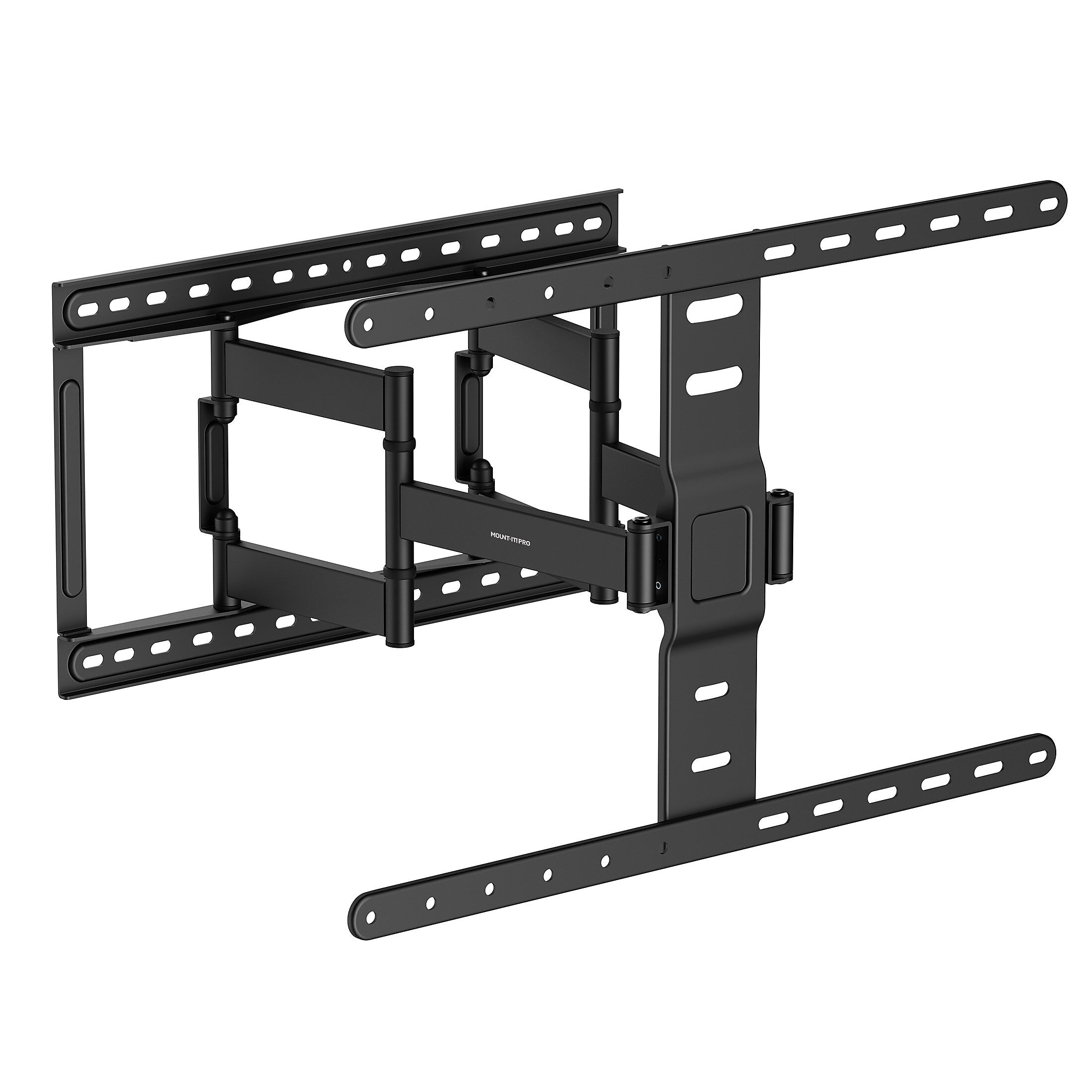 Mount-It! ADA Compliant Full Motion TV Wall Mount With Ultra-Slim Profile For 43" to 90" Screens,130 lbs. Max. (MI-309)