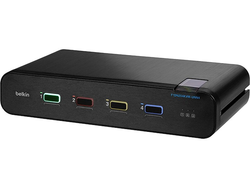Belkin Universal 2nd Gen F1DN204KVM-UNN4 Secure 4-Port KVM Switch