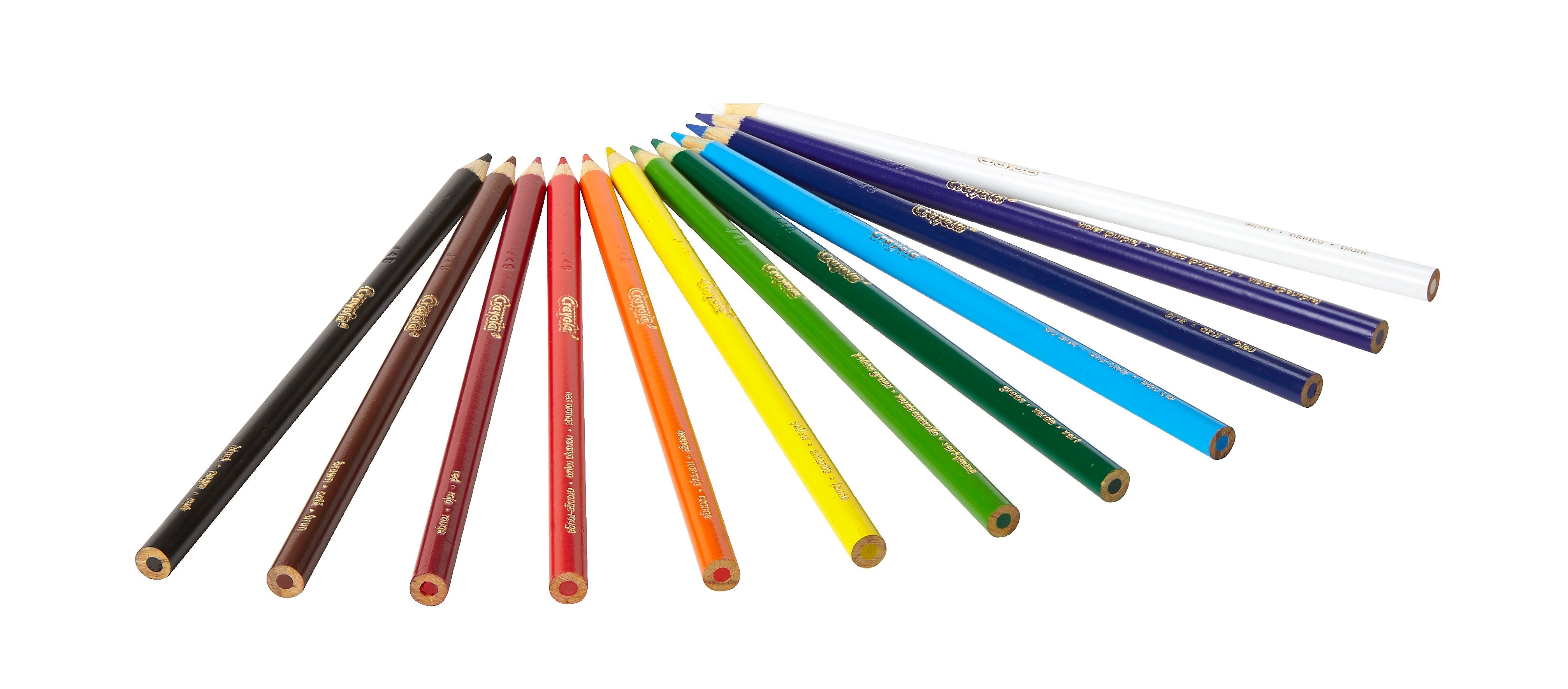 Crayola Colored Pencils, Assorted Colors, 12/Box (68-4012)
