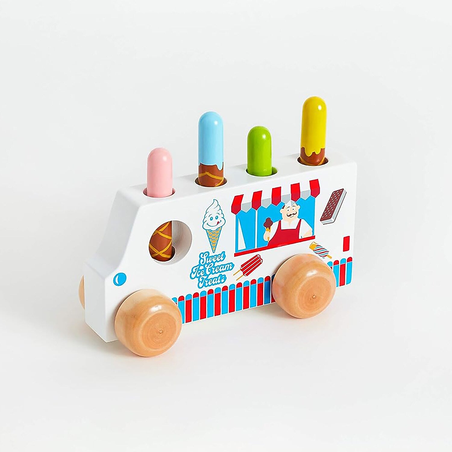 The Original Toy Company Pop Up Ice Cream Truck, Multicolored (OTC55878)