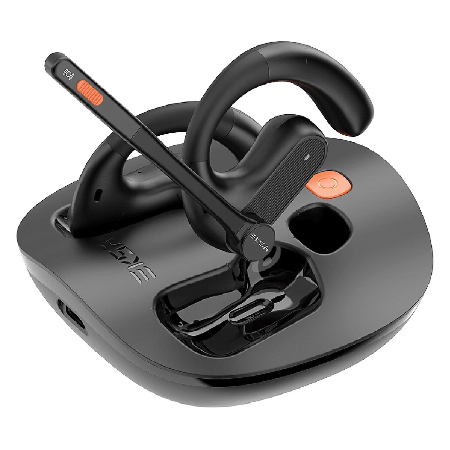 EKSAtelecom S30 Bluetooth On-Ear Headset, Black (T-QM01-01)