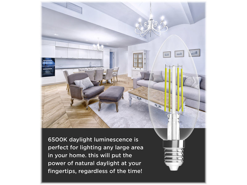 Viribright 2.5-Watts Daylight LED Specialty Bulb, 12/Pack (650194)