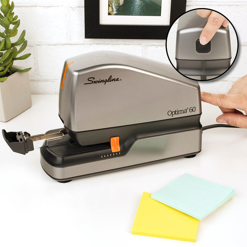 Swingline® Optima® Electric Stapler, 70 Sheet Capacity, Silver (48210)