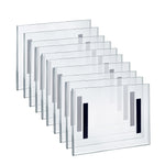 Azar Sign Holder, 10" x 8", Horizontal, Wall Mounted, Clear, Acrylic, 10/Pack (129926)