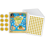 Teacher Created Resources Treasure Hunt Reward Trackers with Stickers, 5.25" x 6", Multicolored, 3 Packs/Bundle (TCR6865-3)