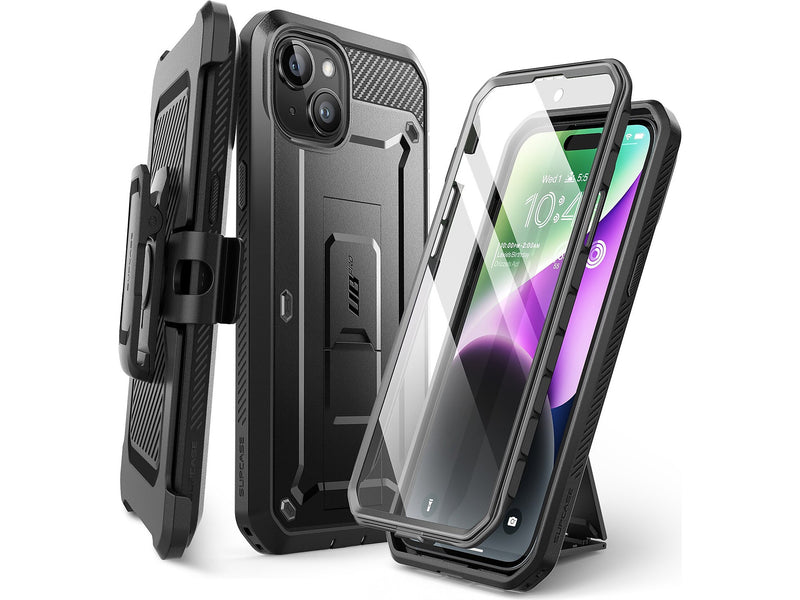 SUPCASE Unicorn Beetle PRO Rugged Case for iPhone 15 Plus, Shock-Absorbing, Black (SUP-iPhone2023-6.7-UBPro-SP-Black)