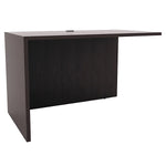 Alera Valencia Series Reversible Return/bridge Shell, 42w X 23 5/8d, Espresso