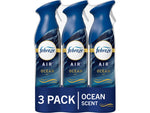Febreze Air Freshener Spray, Ocean Scent, 8.8 oz., 3/Pack (43888)