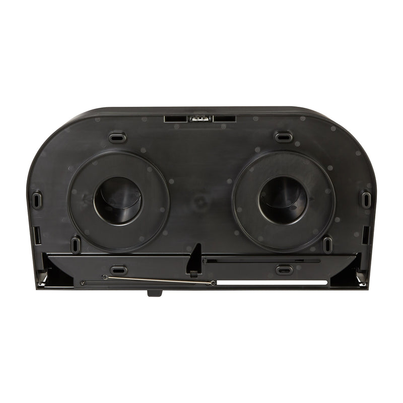 Georgia-Pacific Jumbo Jr. Dual-Roll Toilet Paper Dispenser, Black (59210)