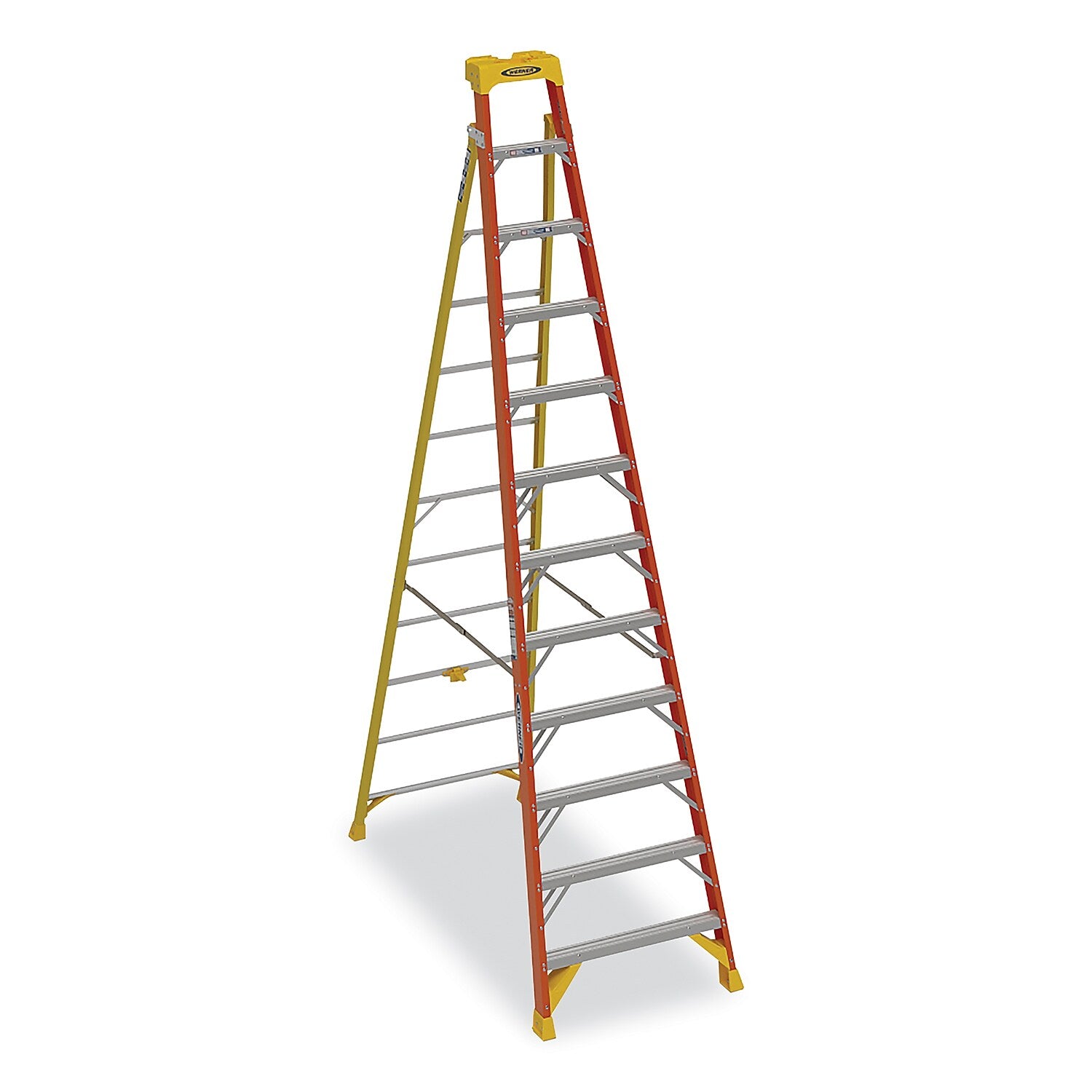 Werner 12' Fiberglass Leaning Ladder, 300 lbs. Capacity (L6212)
