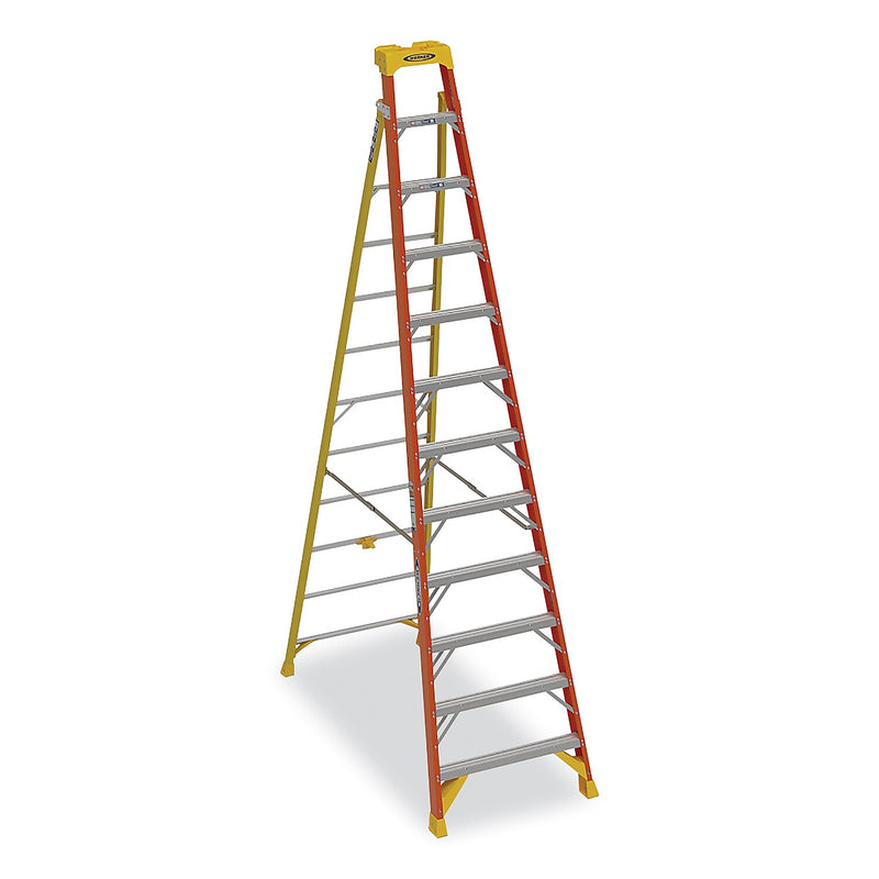 Werner 12' Fiberglass Leaning Ladder, 300 lbs. Capacity (L6212)