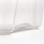 Iris 53 Quart Storage Bin with Latching Lid, Plastic, Clear, 5/Pack (500149)