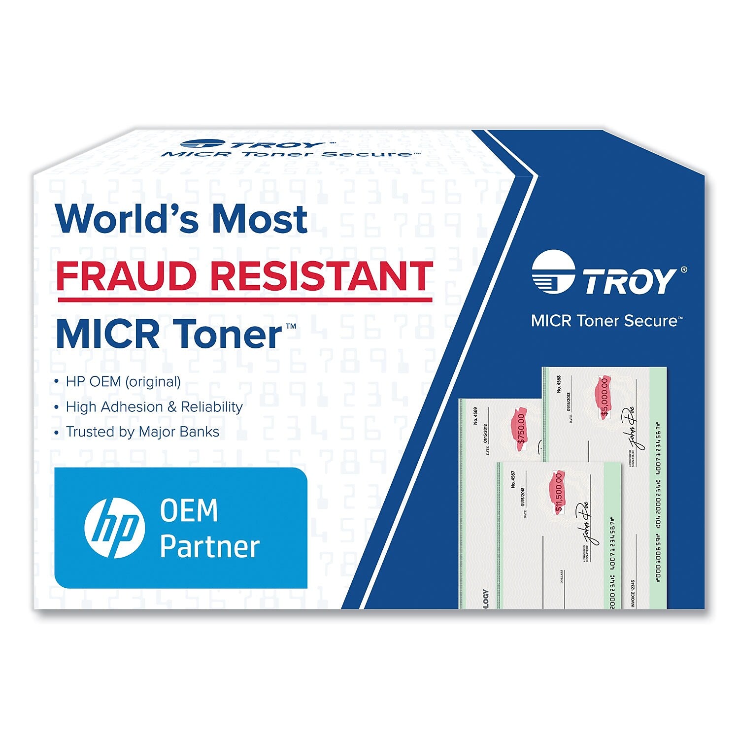 Troy 25X Black High Yield MICR Toner Cartridge, Prints Up to 35,000 Pages (02880000E1)