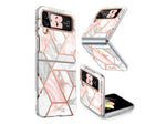 i-Blason Cosmo Marble Pink Snap Case for Samsung Galaxy Z Flip4 (Galaxy2022-ZFlip4-5G-Cosmo-Marble)