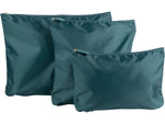 G Force 6-Piece Fabric Travel Pouch Set, Water Resistant, Emerald (27105-EMERALD)