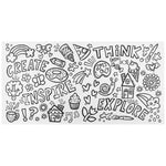 Prang Doodle & Drawing Roll, 30" x 58", White, 4 Sheets/Roll (PAC4861)