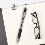 Zebra Z-Grip Retractable Ballpoint Pens, Medium Point, 1.0mm, Black Ink, 24/Pack (12221)